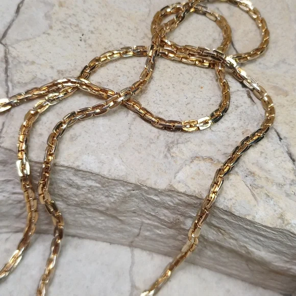 Vintage Owl Brown Banded Agate Pendant Necklace Gold Plated Chain - Picture 4 of 8